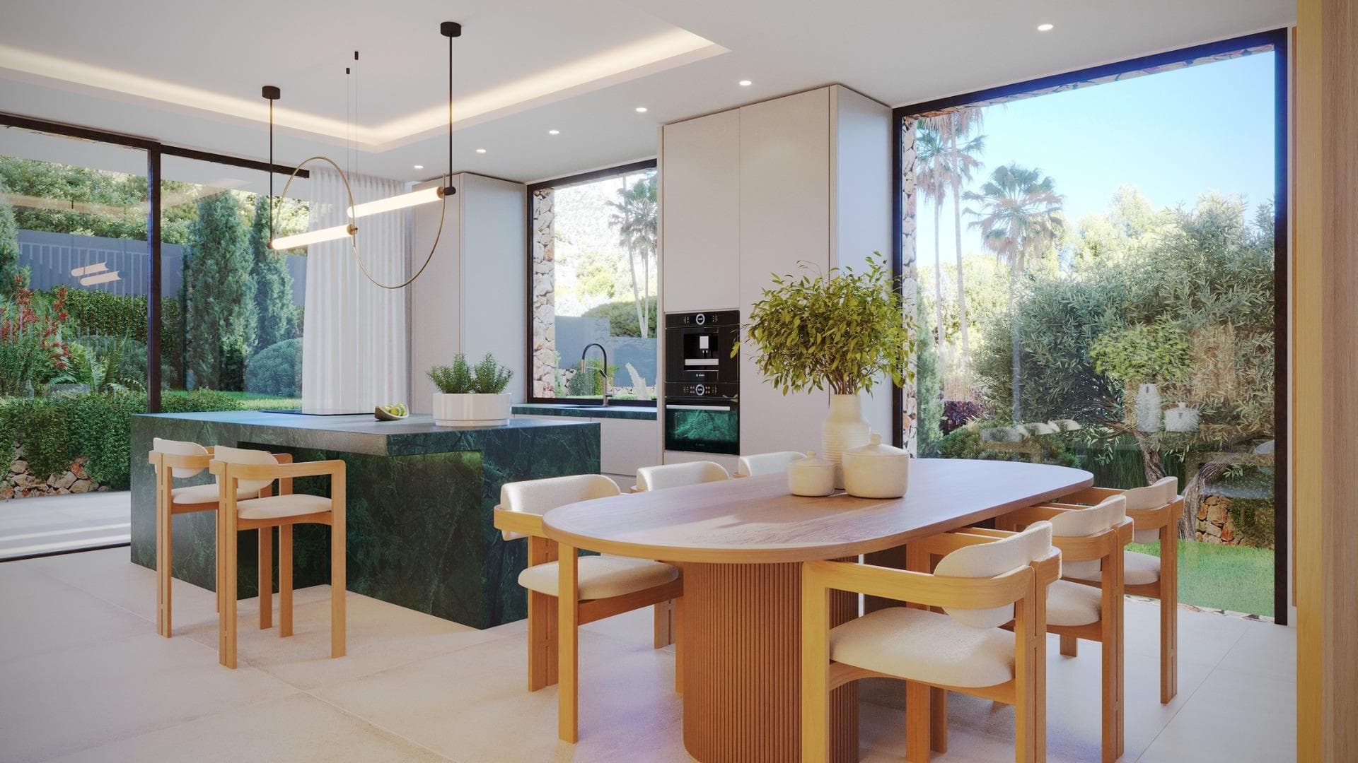 Luxusvilla mit 4 Schlafzimmern und privatem Pool zum Verkauf in Jávea Zeitgemäßes mediterr Vorschau 4