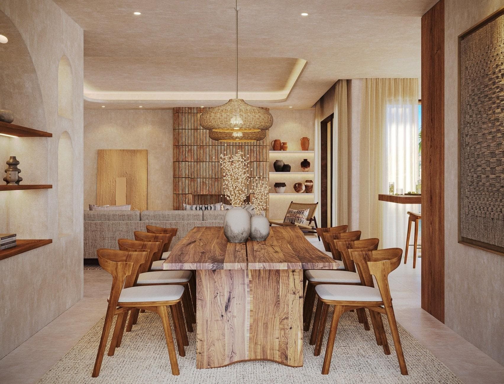 Neubau-Villa im Ibiza-Stil mit 3 Schlafzimmern zum Verkauf in Jávea Exklusives mediterrane Vorschau 6