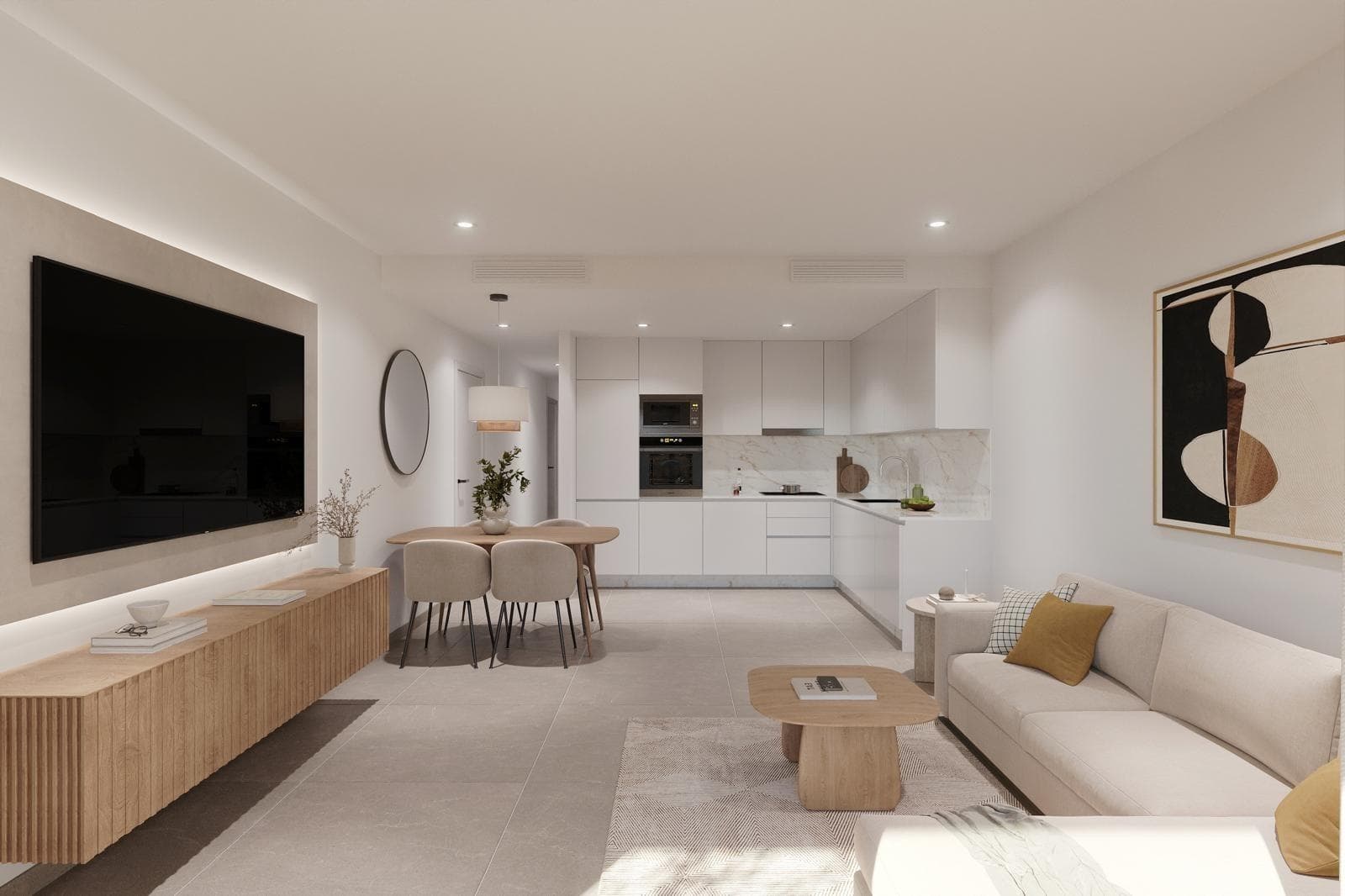 Neubauwohnung mit 2 Schlafzimmern, nur wenige Schritte vom Strand entfernt, in Torrevieja  Vorschau 3