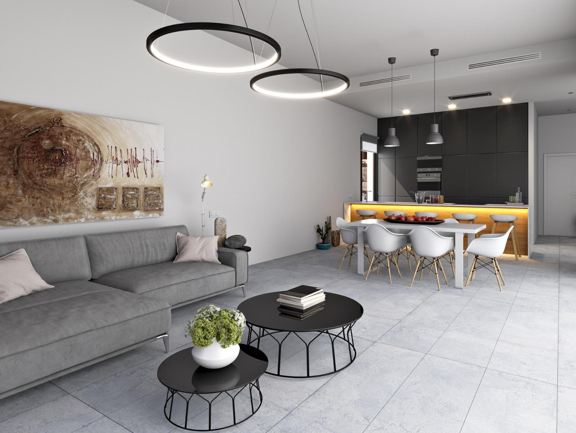 Luxusvilla mit 3 Schlafzimmern, privatem Pool und Panoramameerblick in Finestrat Neubauvil Vorschau 5