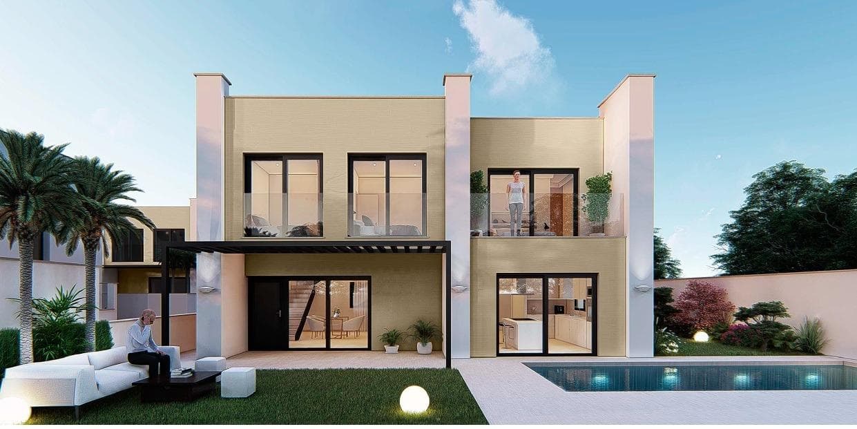 Neubauvilla mit 3 Schlafzimmern und privatem Pool zum Verkauf in San Juan de Alicante Exkl