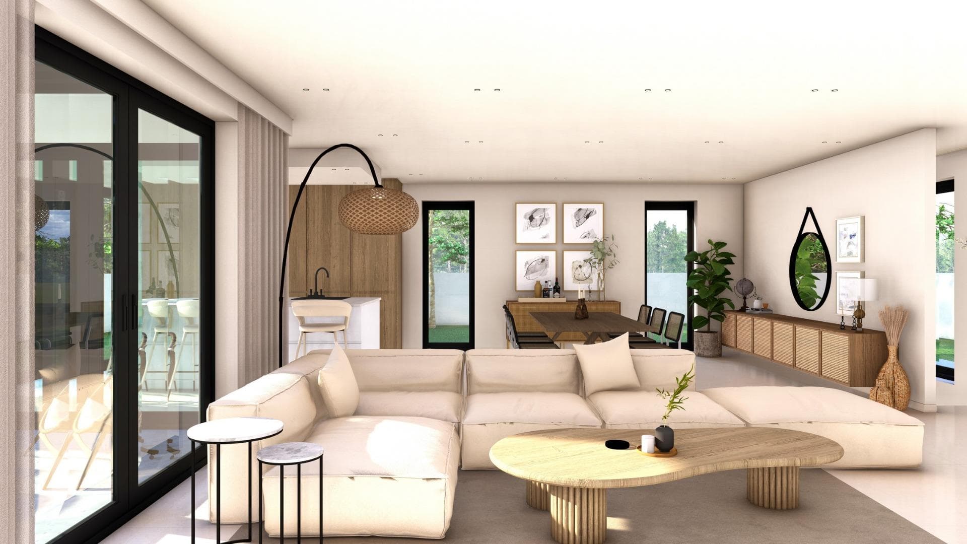 Exklusive einstöckige Villa mit 4 Schlafzimmern und privatem Pool in Finestrat Vorschau 2