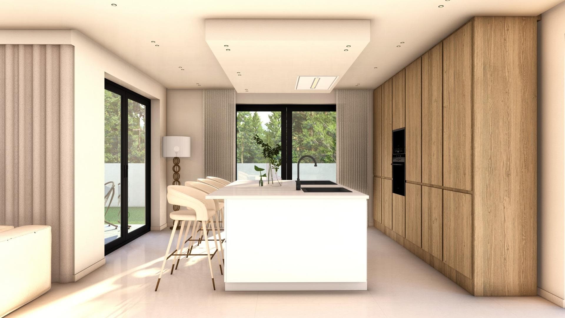 Freistehende einstöckige Villa mit 3 Schlafzimmern und privatem Pool in Finestrat Vorschau 4