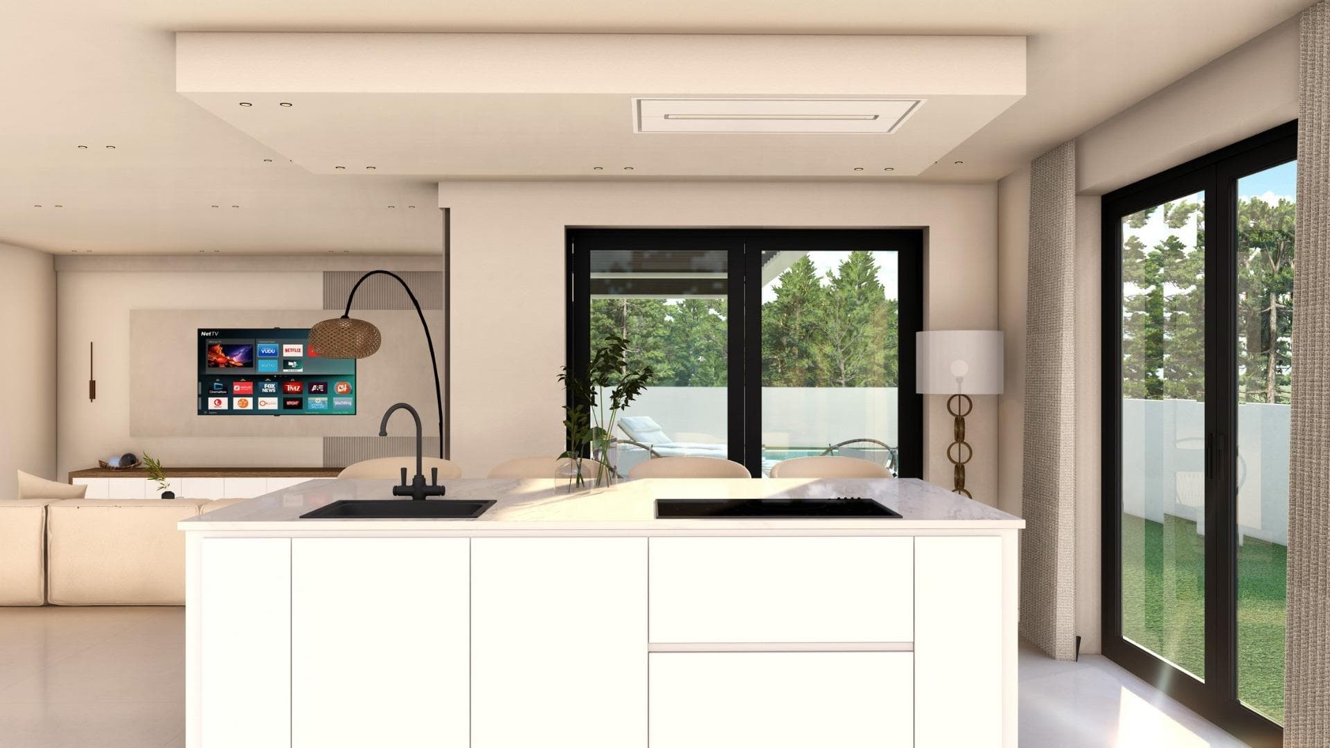 Freistehende einstöckige Villa mit 3 Schlafzimmern und privatem Pool in Finestrat Vorschau 5