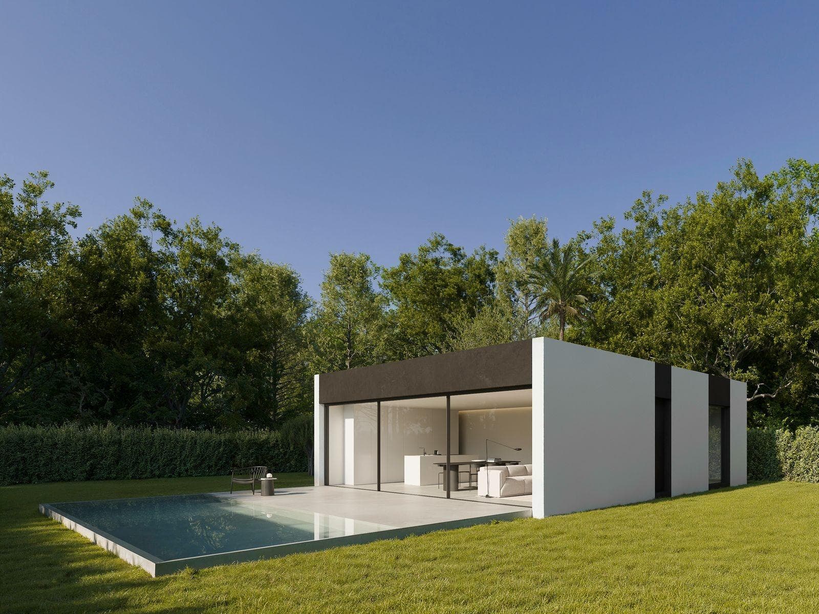 Moderne eingeschossige Neubauvilla mit 3 Schlafzimmern und privatem Pool in Benidorm Vorschau 4