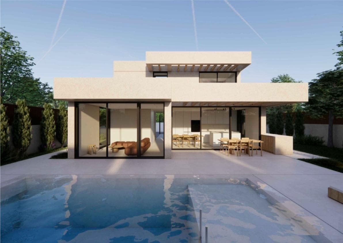 Luxuriöse Neubauvilla mit 4 Schlafzimmern und Meerblick zum Verkauf in La Alberca, Polop