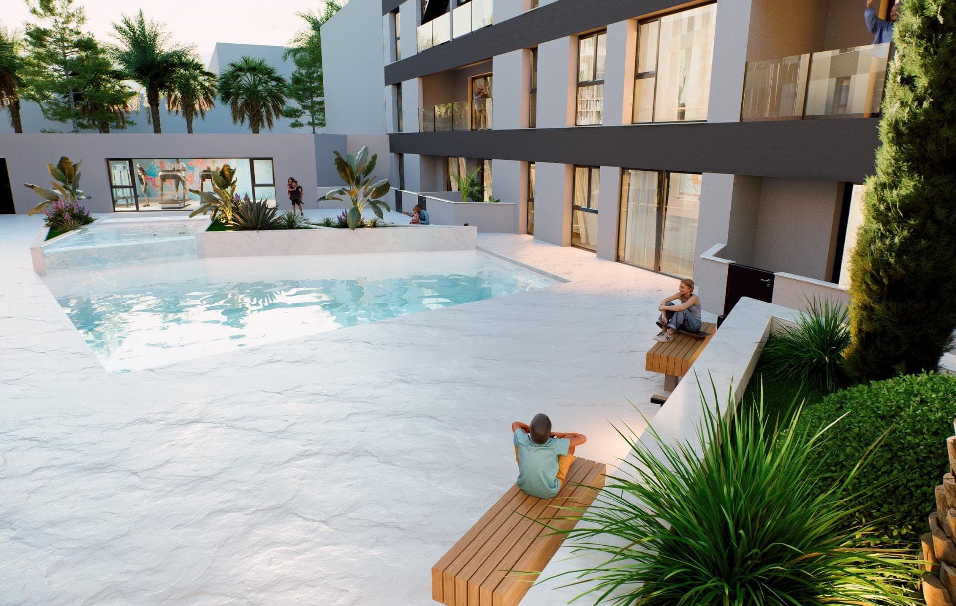 Neubau-Penthouse mit 2 Schlafzimmern, 500 Meter vom Strand entfernt, zu verkaufen (San Ped Vorschau 4