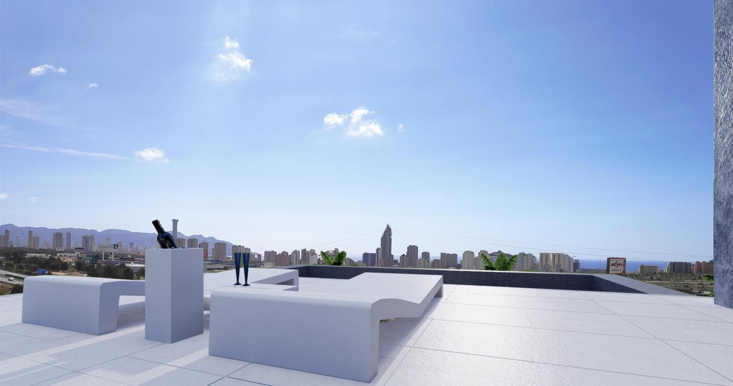 Wunderschöne Villa mit 3 Schlafzimmern, privatem Pool und Meerblick in Finestrat Luxusvill Vorschau 3